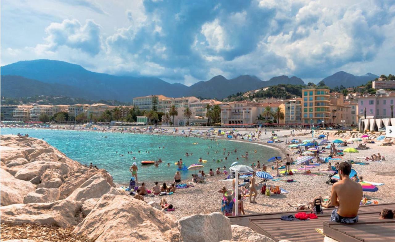 Menton Smartworking And Relax On The Beach, Seaview Luaran gambar
